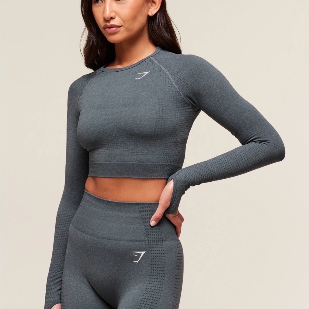 GYMSHARK matching set in a teal color!